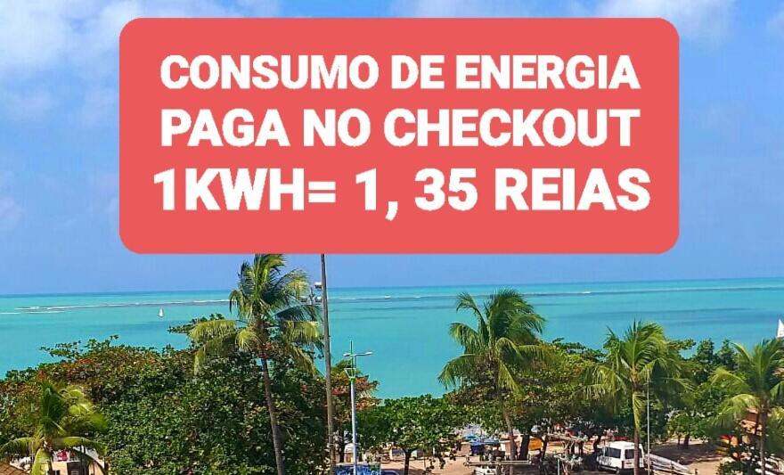 Na Beira Mar De Pajucara- Edif Neo- Apartamento Quarto E Sala- Tem Varanda - Vista Lateral Do Mar- Rua Julio Plech Filho 60 Esquina Com Avenida Doutor Antonio Gouveia - Consumo Eletrico E Pago No Ckeck-Out 1Kwh E 1,35 Reias Maceió Eksteriør bilde